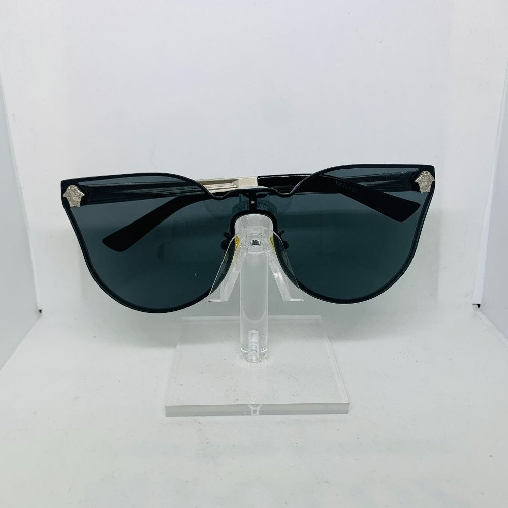 Versace Silver Grey Tinted Sunglasses
